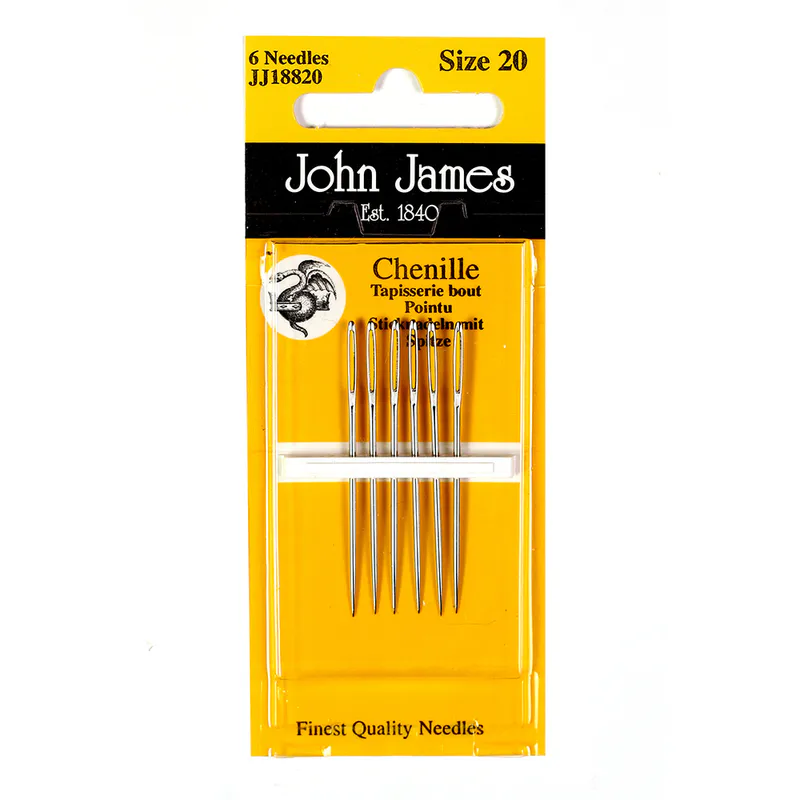 John James Chenille med spiss