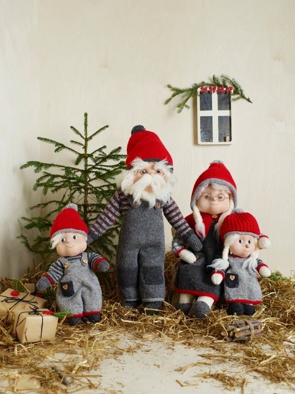 Nissefar, kropp uten klær