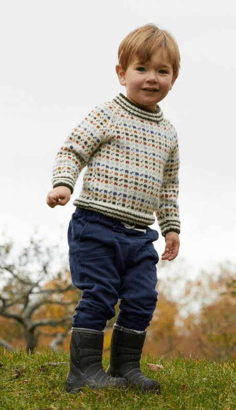 Islender til barn (flerfarget) | Strikkepakke