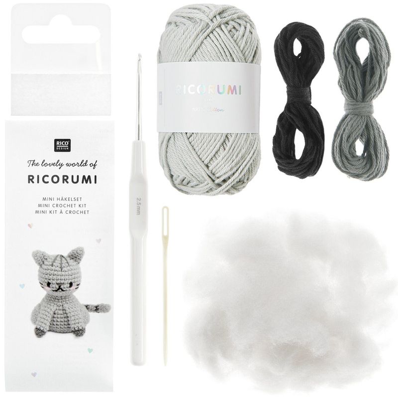 Ricorumi Mini heklepakke -Katt