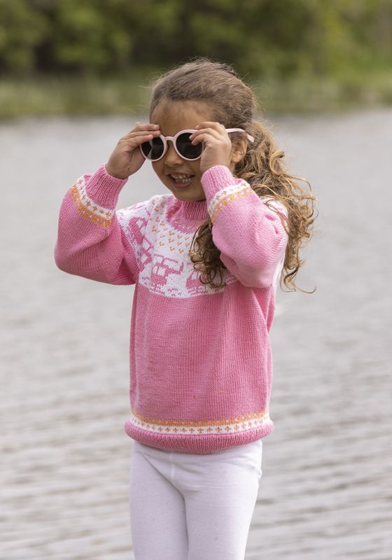 Helikopter-genser i Viking Bambino | Strikkepakke