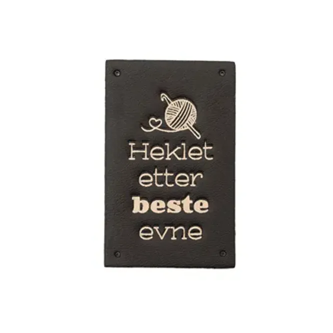 Hovedbilde Heklet etter beste evne