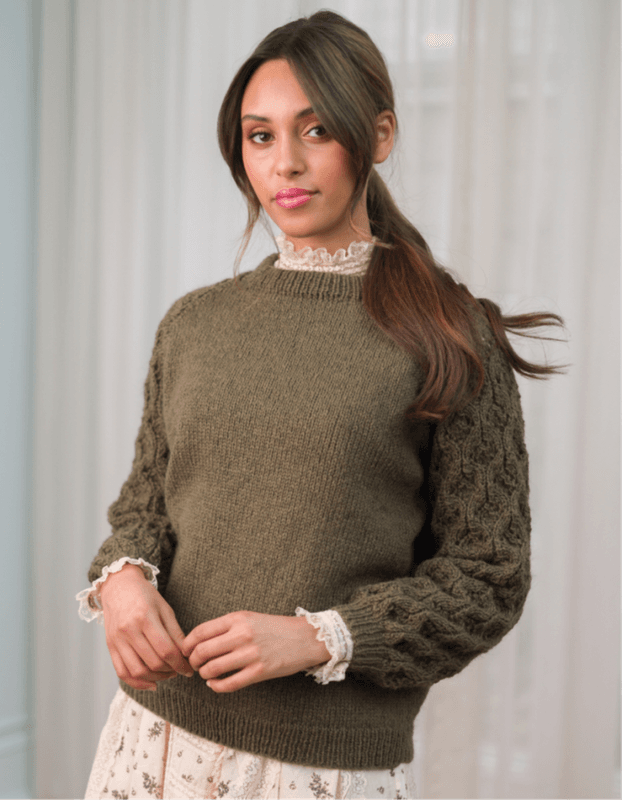 Bjørk genser | Vidde - Strikkepakke