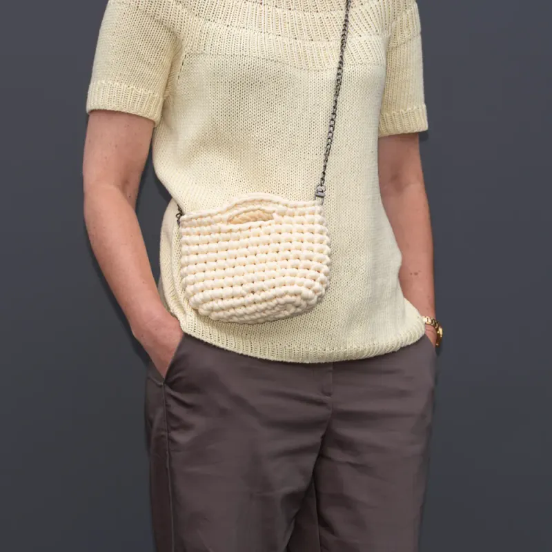 Nybegynnerveske i Tubegarn+ 7mm | Heklepakke