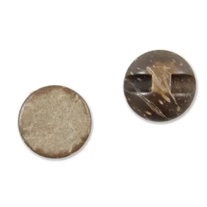 Hovedbilde Treknapp 12 mm mørk