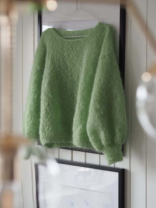 Tynn Zaragenser i mohair av Tove Lindtein | Strikkepakke