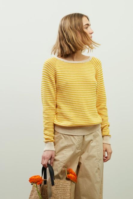 Hovedbilde Flora stripegenser i Pandora | Strikkepakke