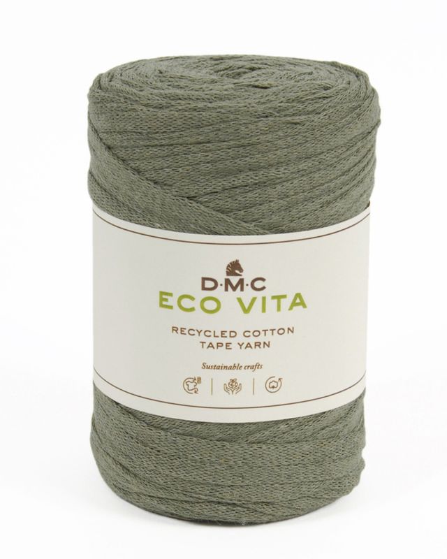 Eco Vita Tape Yarn -resirkulert bomull 250 gram