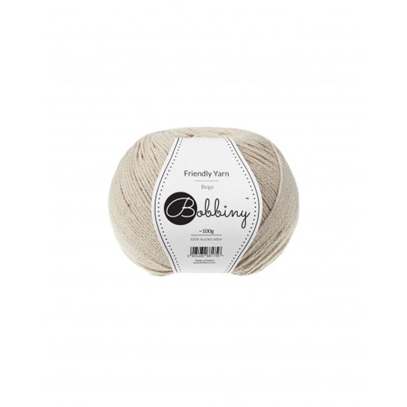 Friendly Yarn – Mykt, resirkulert bomullsgarn 