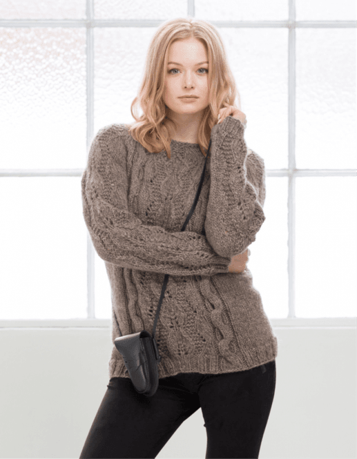 Hovedbilde Martha genser i Blåne | Strikkepakke